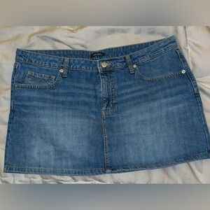 Wild Fable Blue Denim Mini Skirt